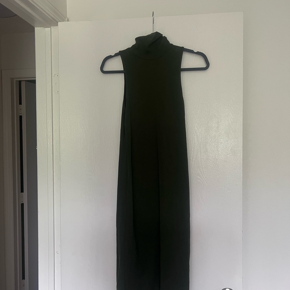 Zara Black Sleeveless Sheath Dress